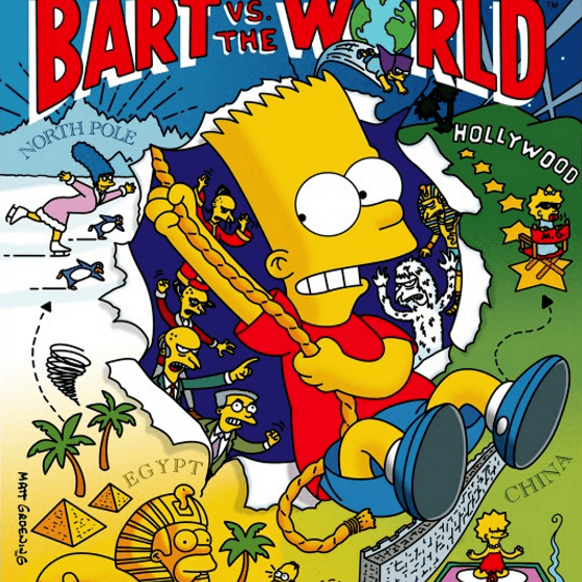 Simpsons, The: Bart vs. The World